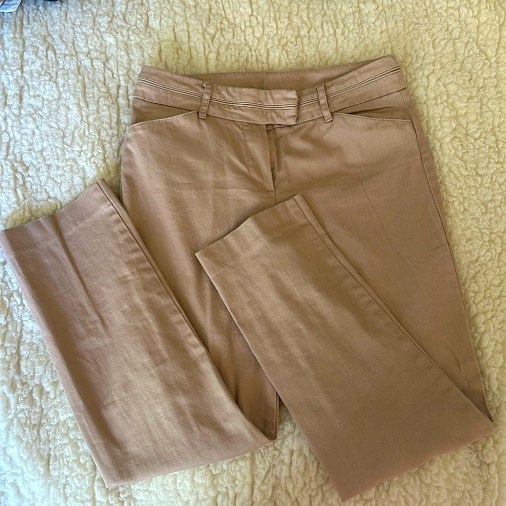 New Directions Khaki Cotton Pant